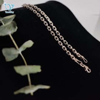 دستبند نقره مردانه ایتالیایی مدل دیپلمات کد 5180
