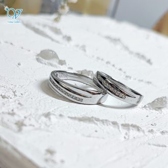 حلقه ست نقره نگین دار طرح طلا کد 5671