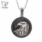 گردنبند نقره مردانه طرح عقاب نماد قدرت و افتخار کد 6048 - Image 2