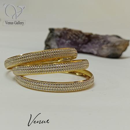 1-6.jpg النگو نقره زنانه مدل نقطه کوب کد 10094 - Image 1