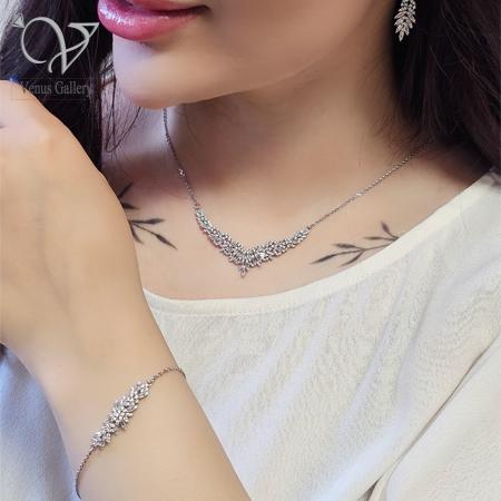 1-8.jpg سرویس نقره عروس تمام جواهر کد 6424 - Image 1