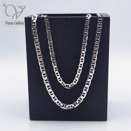 1013.jpg گردنبند نقره مردانه مدل تی ایتالیایی کد 5053 - Image 1