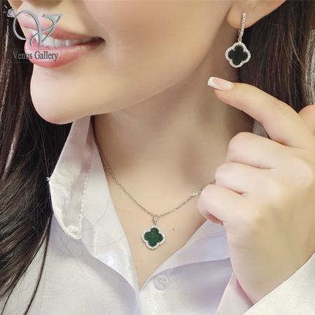 1056.jpg نیم ست نقره ونکلیف دخترانه کد10445 - Image 1