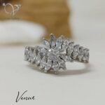 انگشتر نقره زنانه پرنگین و جواهری کد 6277