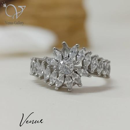 13-8.jpg انگشتر نقره زنانه پرنگین و جواهری کد 6277 - Image 1