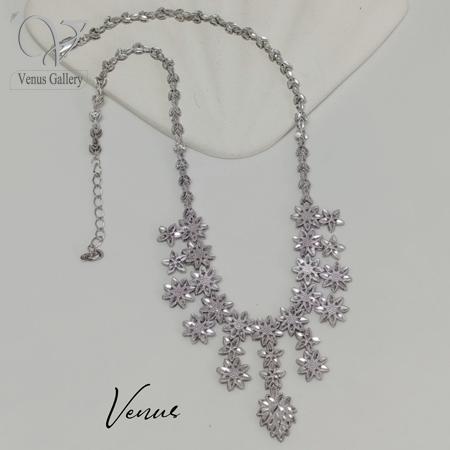 13-9.jpg گردنبند نقره تمام تراش کد6422 - Image 1