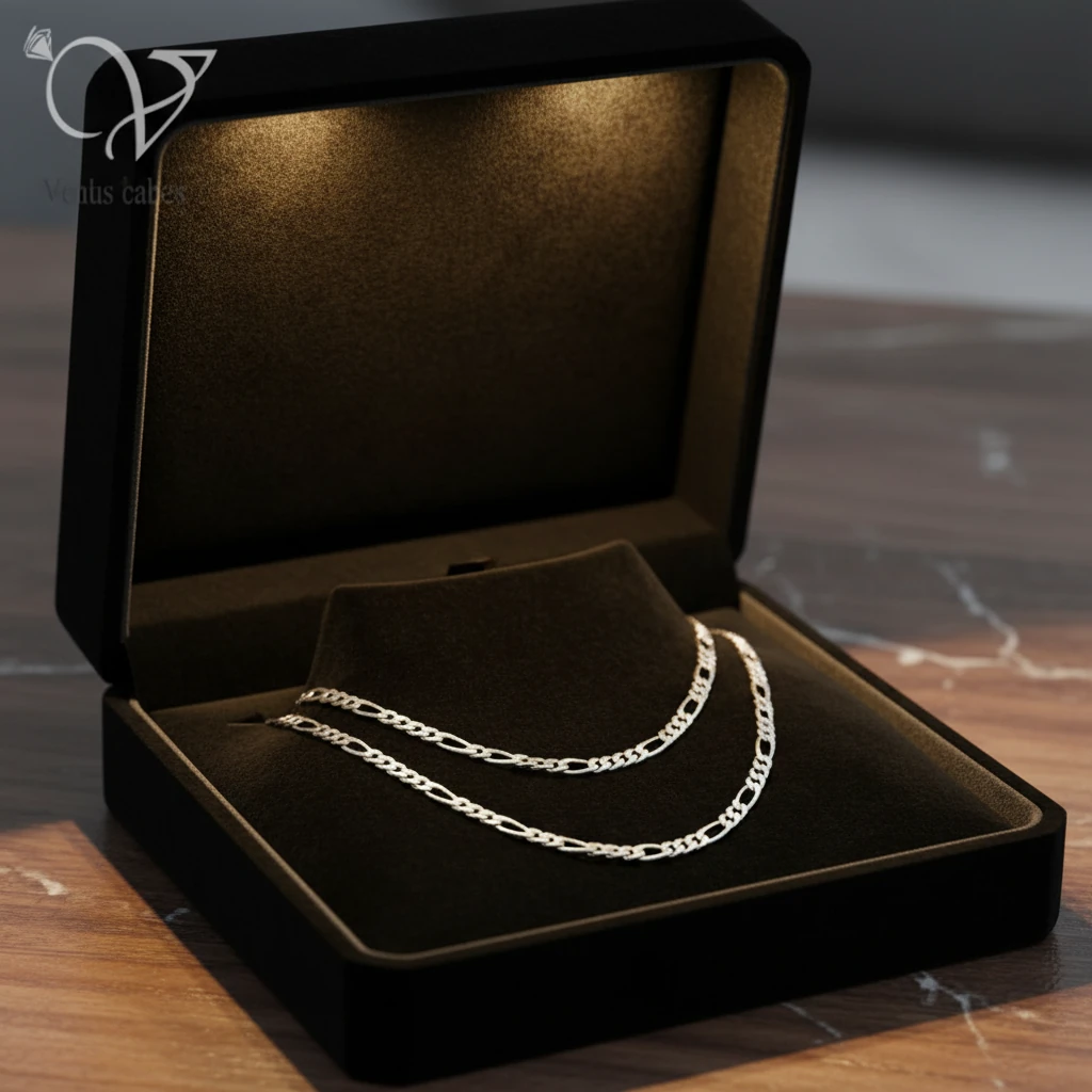 نکات مهم قبل از خرید زنجیر نقره مردانه فیگارو