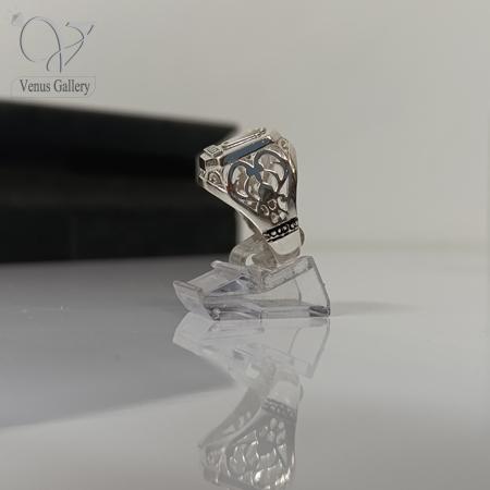 134-2.jpg انگشتر نقره مردانه رولکس کد 7333 - Image 4
