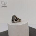 انگشتر نقره مردانه طرح لنگر - Image 3