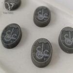 سنگ یشم صابونی با دعای عین علی کد 7344