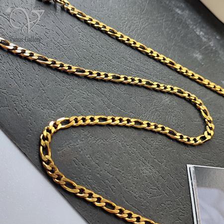 142.jpg زنجیر استیل فیگارو اسپرت دخترانه و پسرانه - Image 1