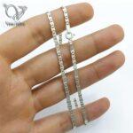 زنجیر نقره مردانه مدل ملوانی (لنگر) کد 4968 - Image 3