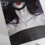 گردنبند نقره دخترانه طرح دو قلب عاشق کد 9134 - Image 4