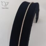 دستبند تنیسی نقره دخترانه کد 4651 - Image 2