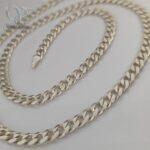 زنجیر نقره مردانه مدل کارتیر ایتالیایی کد 7529 - Image 7