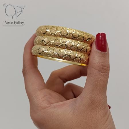 19-2.jpg النگو طلاروس زنانه مدل دامله کد8285 - Image 1