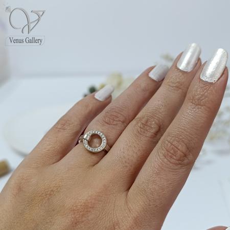 19-3.jpg انگشتر نقره دخترانه ظریف ، مینیمال و مناسب هدیه کد 5395 - Image 1