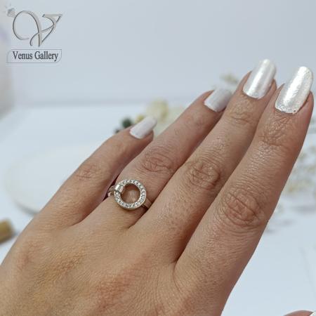 19-3.jpg انگشتر نقره دخترانه ظریف ، مینیمال و مناسب هدیه کد 5395 - Image 1