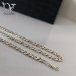 زنجیر نقره مردانه مدل کارتیر ایتالیایی کد 7529 - Image 4