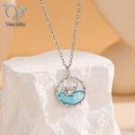 گردنبند استیل دلفین – موجی از زیبایی، نماد عشق و ارتباط، با قیمتی باورنکردنی کد 10604