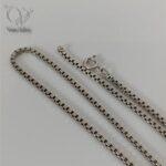 زنجیر نقره ونیزی ضخیم