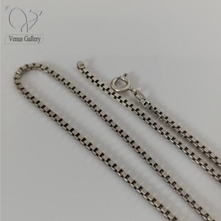 202.jpg زنجیر نقره ونیزی ضخیم - Image 1