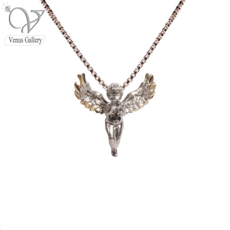 21.jpg گردنبند نقره فرشته کد 1172 - Image 1