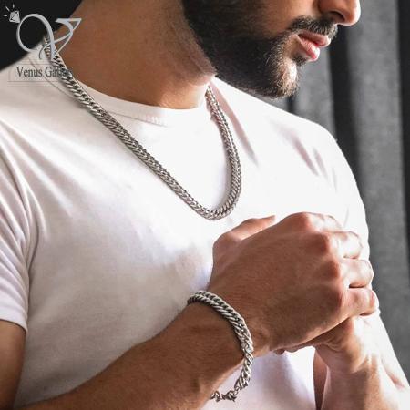 212-1.jpg ست دستبند و گردنبند کارتیر پسرانه کد8186 - Image 1