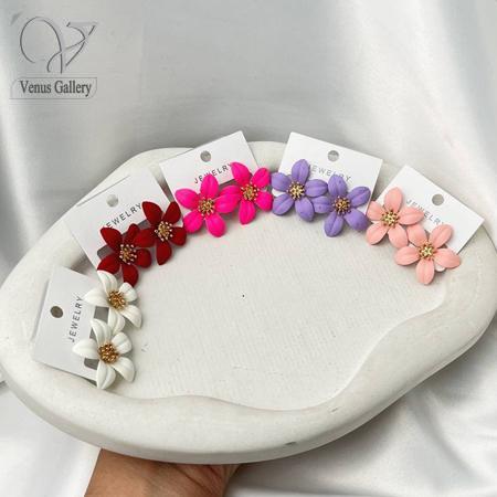 24-5-1.jpg گوشواره دخترانه مدل گل کد 10253 - Image 1