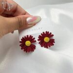 گوشواره دخترانه مدل گل بابونه کد 10265 - Image 3