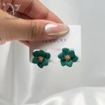 گوشواره دخترانه طرح گل کد 10241 - Image 2