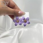 گوشواره دخترانه مدل گل کد 10253 - Image 5
