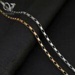 زنجیر اسپرت و یونیسکس ونیز ادهمی استیل اصل کد 8317