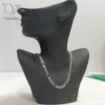 ست گردنبند و دستبند نقره مردانه مدل فیگارو ایتالیایی کد5251 - Image 2