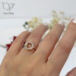 انگشتر نقره دخترانه ظریف ، مینیمال و مناسب هدیه کد 5395 - Image 3