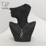 نیمست نقره زنانه طرح بی نهایت کد 8788 - Image 4