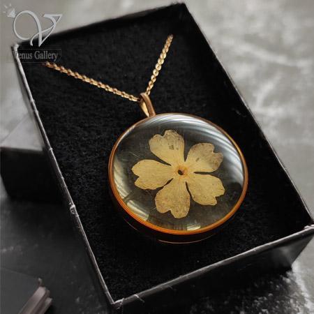 31-1.jpg گردنبند رزینی گل طبیعی - Image 1