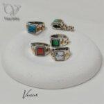 انگشتر نقره مردانه رکاب بند ساعتی شل طرح محبوب رولکس کد 6167 - Image 2