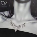 سرویس نقره جواهری ظریف،زنجیری و پرنگین کد 8833 - Image 2