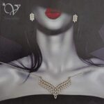 سرویس نقره جواهری ظریف،زنجیری و پرنگین کد 8833 - Image 4