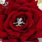 انگشتر نقره دخترانه ظریف و مینیمال طرح سنجاقک کد 5326 - Image 5