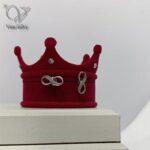 نیمست نقره زنانه طرح بی نهایت کد 8788 - Image 2