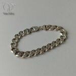 دستبند نقره مردانه مدل کارتیر ضخیم کد 8255 - Image 2