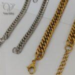 زنجیر کارتیر مردانه استیل و رنگ ثابت - Image 2