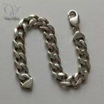 دستبند نقره مردانه مدل کارتیر ضخیم کد 8255 - Image 3