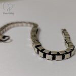 دستبند نقره مردانه مدل ورساچه ترک کد5252 - Image 2