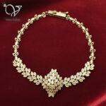 دستبند نقره زنانه مدل تراش | خرید لاکچری‌ترین طرح نقره ۲۰۲۵ کد1521 - Image 2