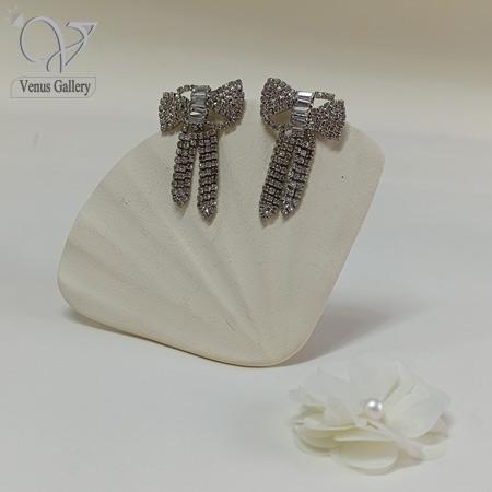 4-6.jpg گوشواره آویز جواهری فول نگین مدل پاپیون کد 9741 - Image 1