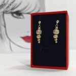 گوشواره نقره دخترانه مدل البرنادو کد 8980