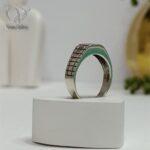 انگشتر نقره مردانه تمام مارکازیت شیک کد 5320 - Image 2